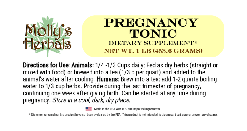 Pregnancy Tonic - Molly's Herbals