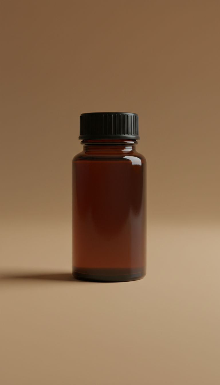 Herbal Tincture in Amber Glass