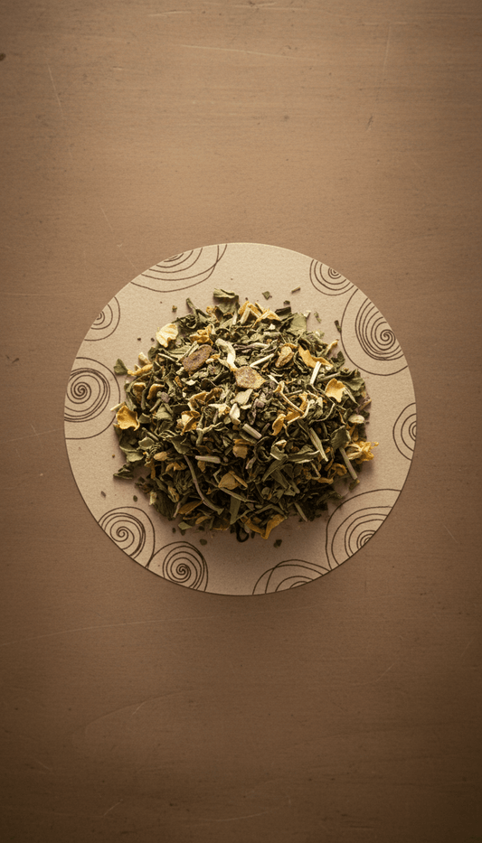 Loose Leaf Herbal Tea Hand-Drawn Label - Molly's Herbals