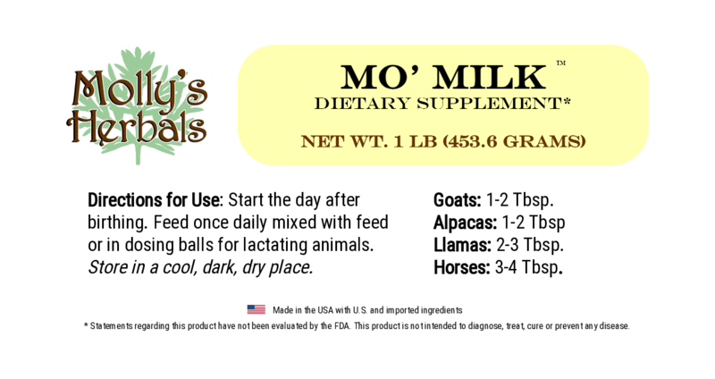 Mo'Milk Herbal Blend - Molly's Herbals