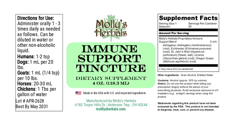 Winter Wellness Duo- Breathe EZ Tea + Immune Support Tincture - Molly's Herbals
